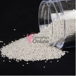 Perlute caviar CAV006 pentru decor unghii Argintiu Metalizat 